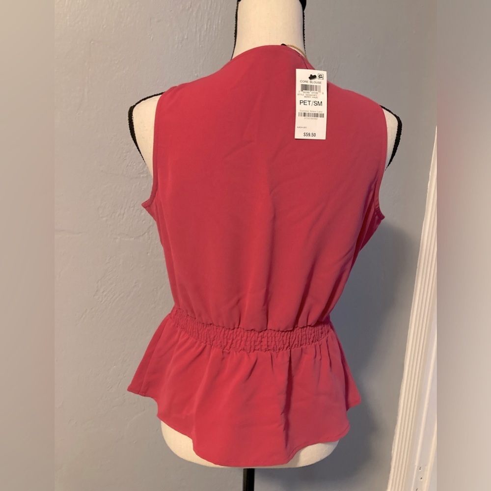 Alfani V-Neck Smocked Waist tank top - Picture 5 of 12